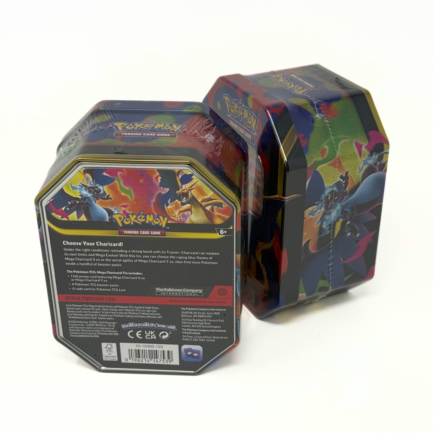 Mega Charizard Tin (Mega Charizard X & Y) - 2 Tin Bundle