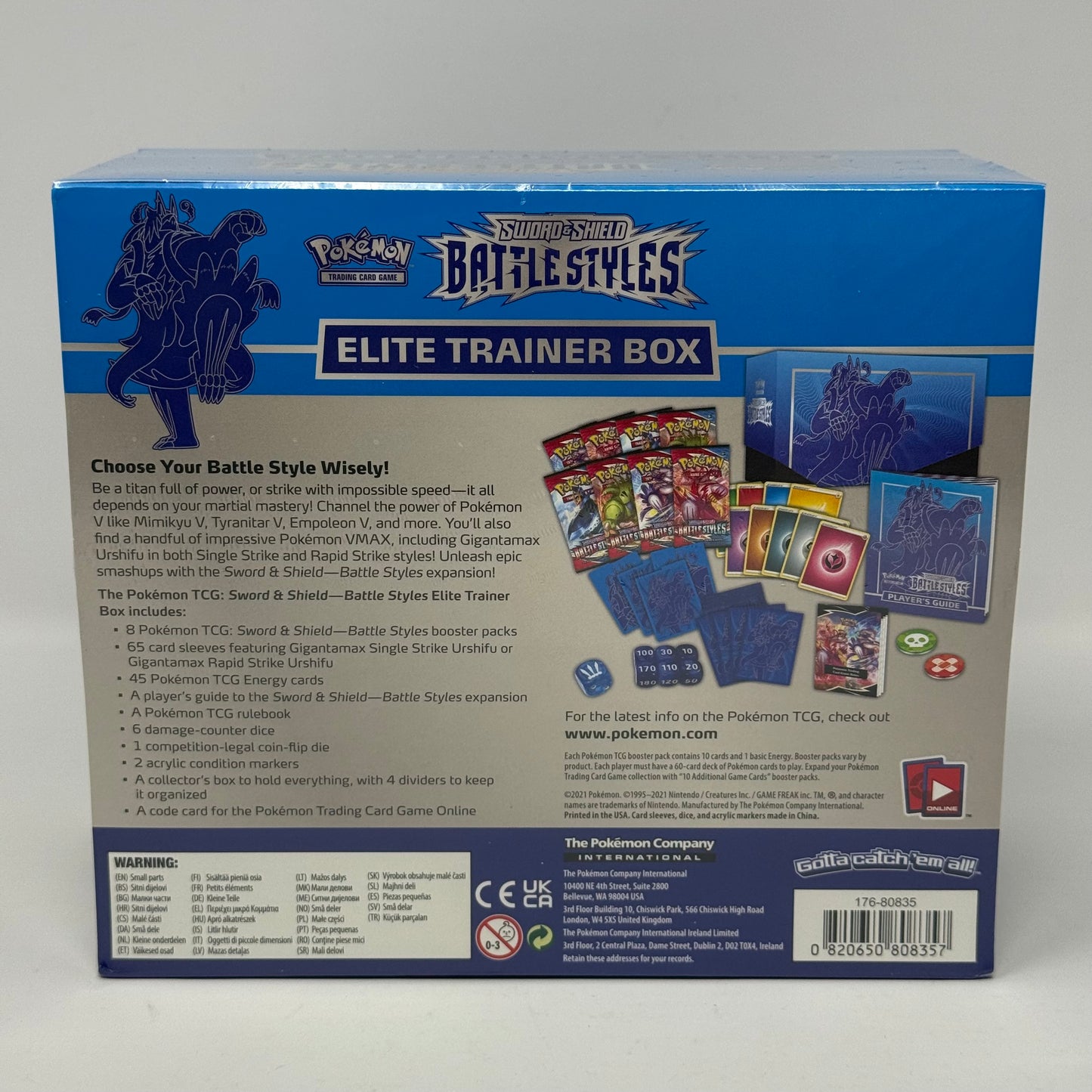 Battle Styles Elite Trainer Box (Rapid Strike Urshifu)