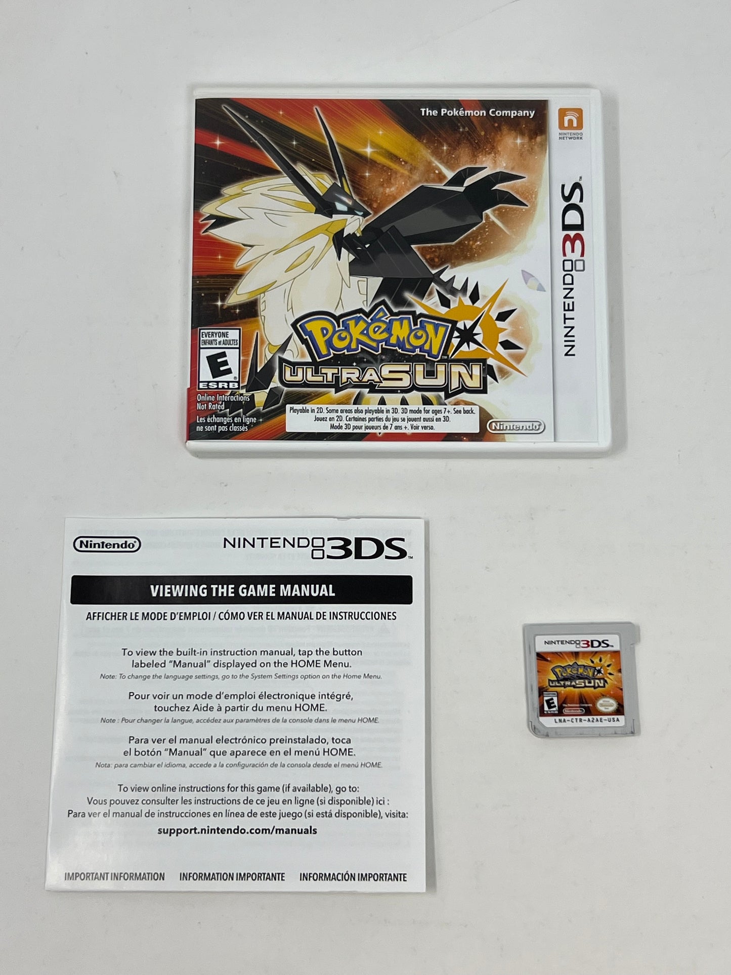 Pokemon Ultra Sun 3DS