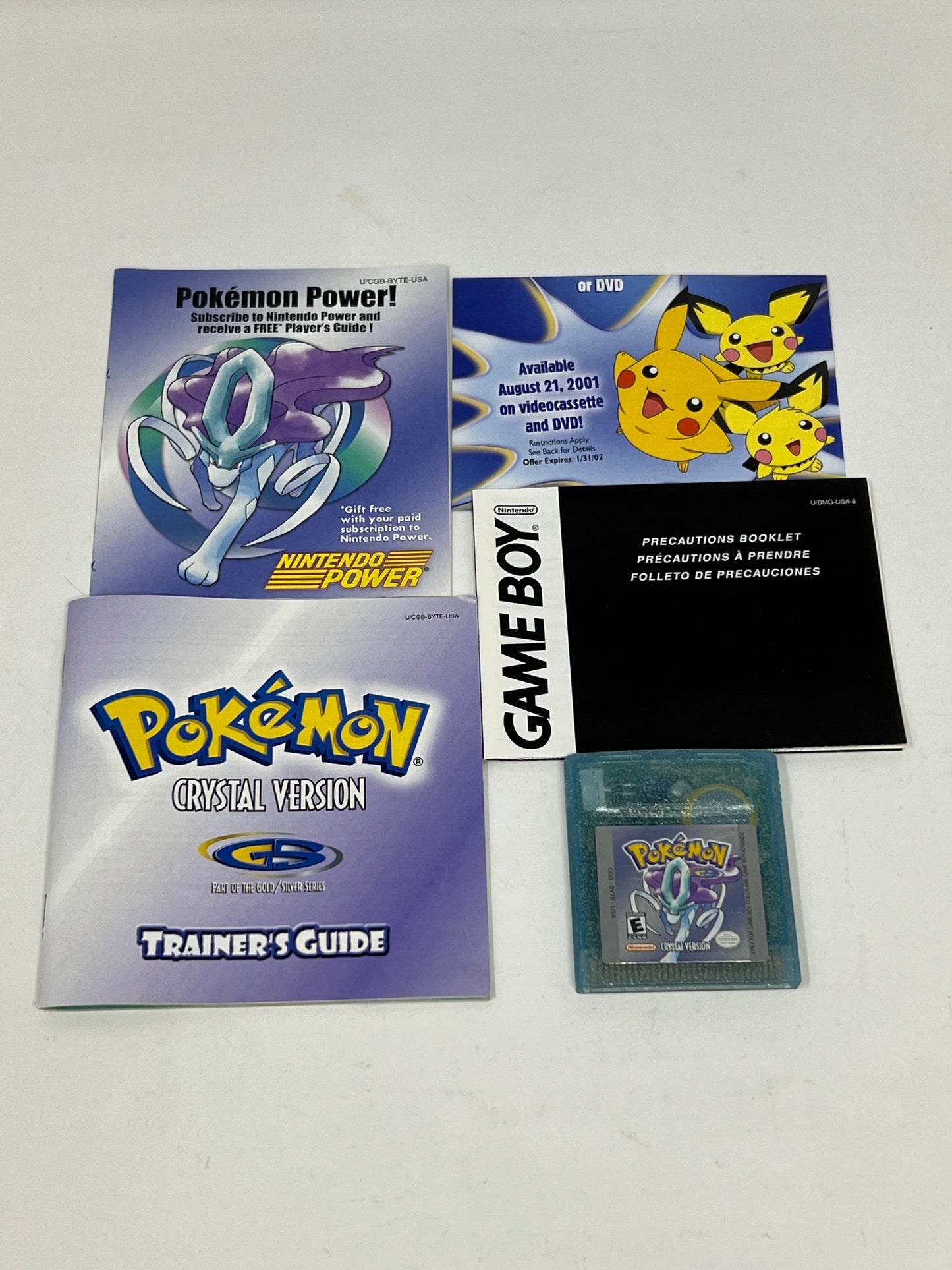Pokemon Crystal Version GBC