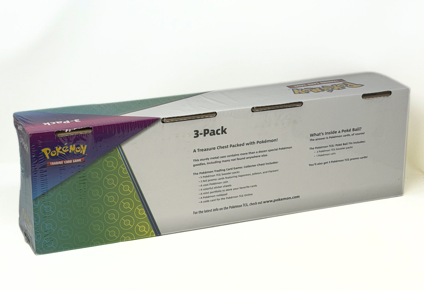 Collector 3-Pack: Eevee Treasure Chest + 2 Poke Ball Tins