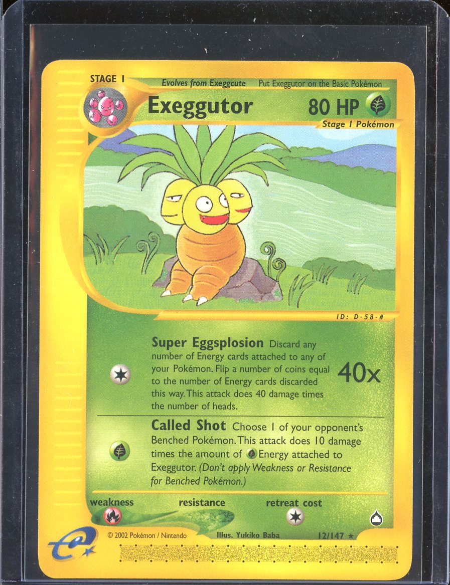 Exeggutor 12/147 Normal Aquapolis