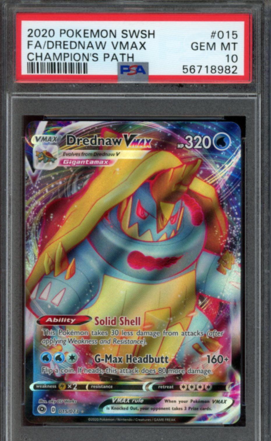 Drednaw Vmax #15 PSA 10