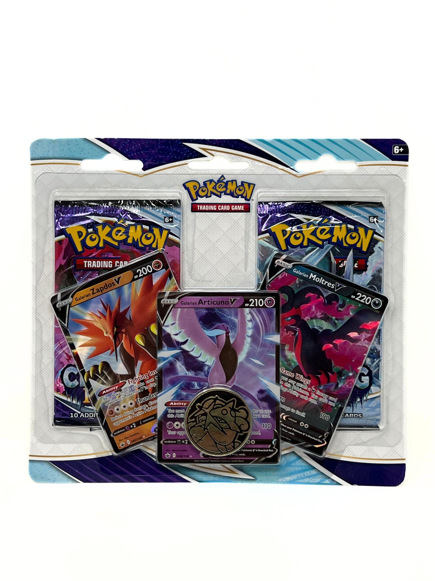 Chilling Reign 2 Pack Blister [Galarian Zapdos V, Articuno V, Moltres V]