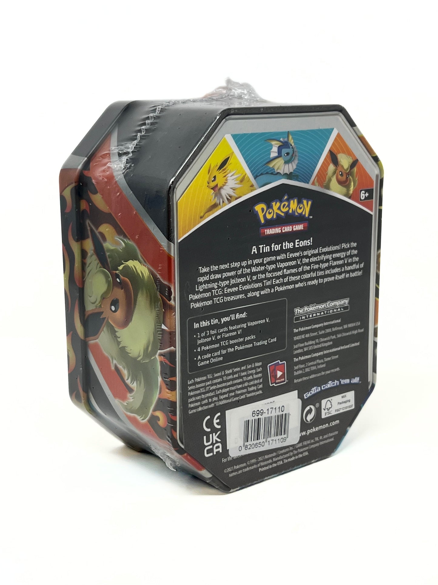 Eevee Evolutions Tin [Flareon V]