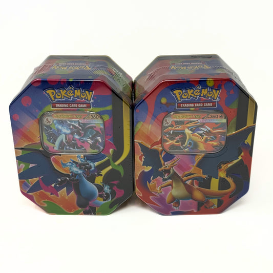 Mega Charizard Tin (Mega Charizard X & Y) - 2 Tin Bundle
