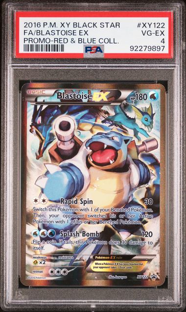 Blastoise EX #XY122 PSA 4