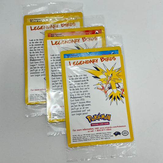 Legendary Birds Moltres, Zapdos, Articuno (Sealed Promo)