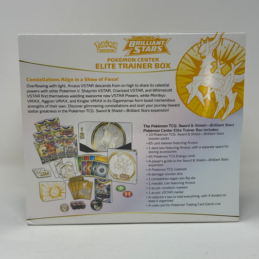 Brilliant Stars Pokemon Center Elite Trainer Box