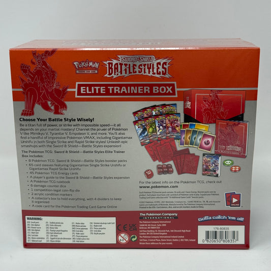 Battle Styles Elite Trainer Box (Single Strike Urshifu)