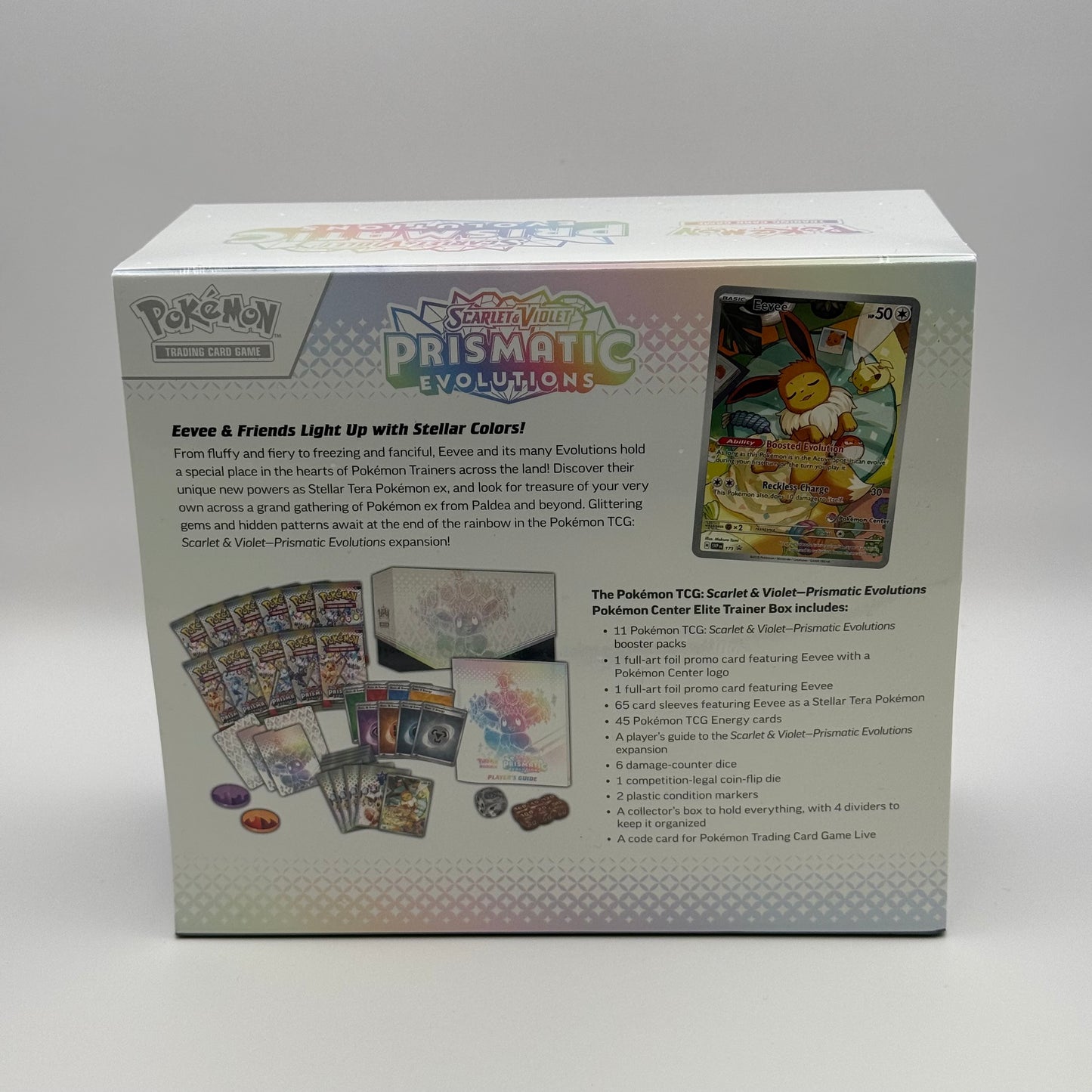 Prismatic Evolutions Elite Trainer Box (Pokemon Center)