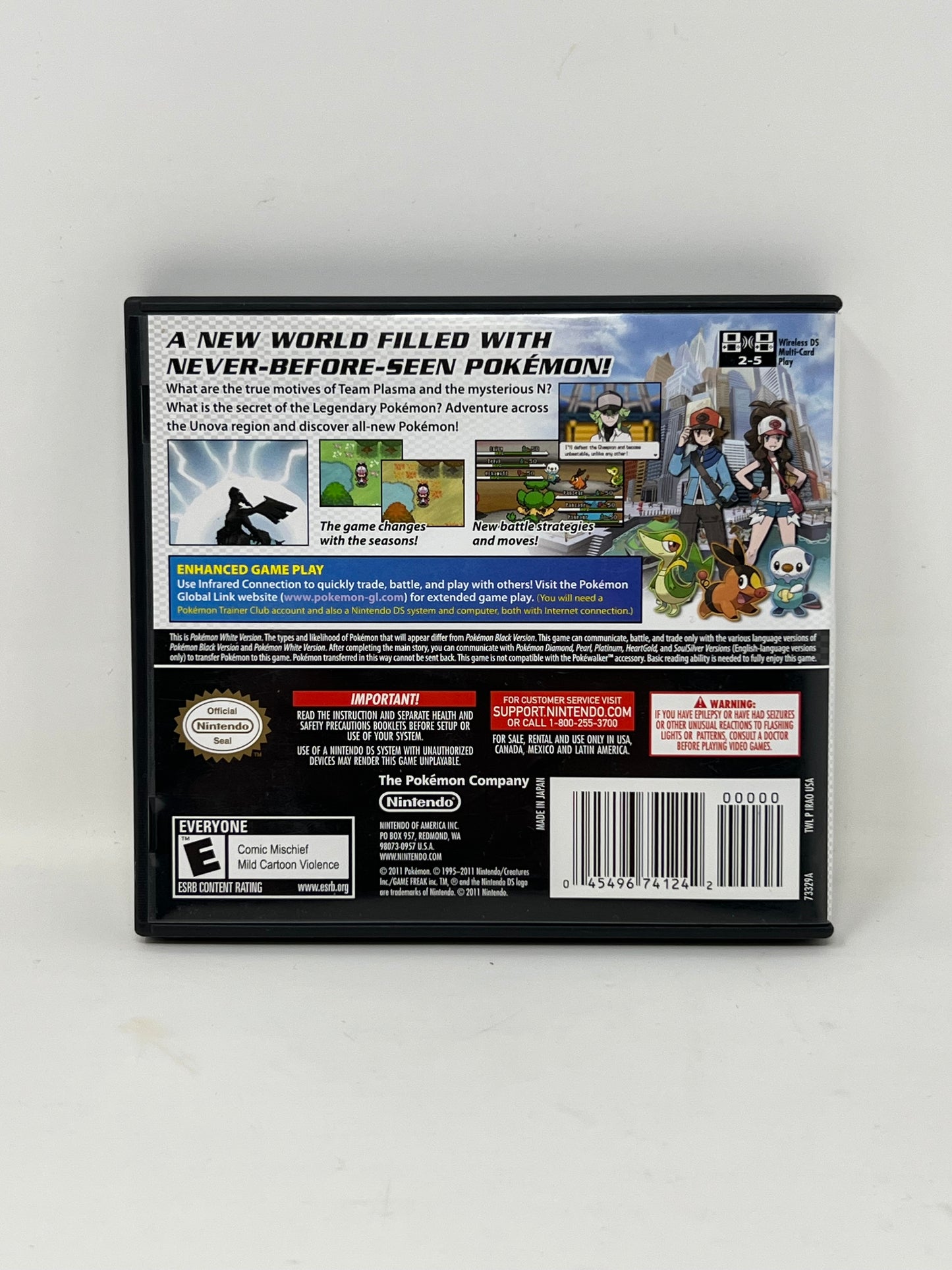 Pokemon White Version DS