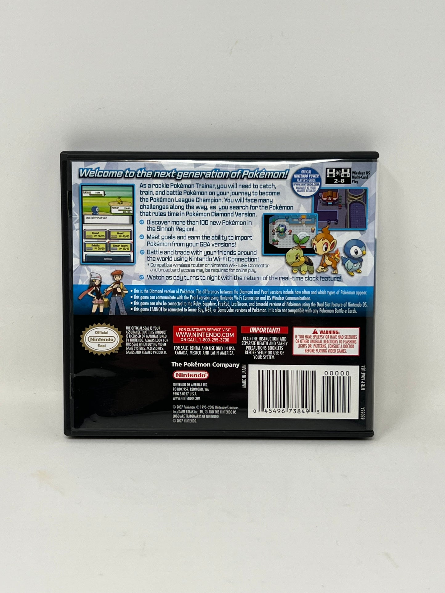 Pokemon Diamond Version DS