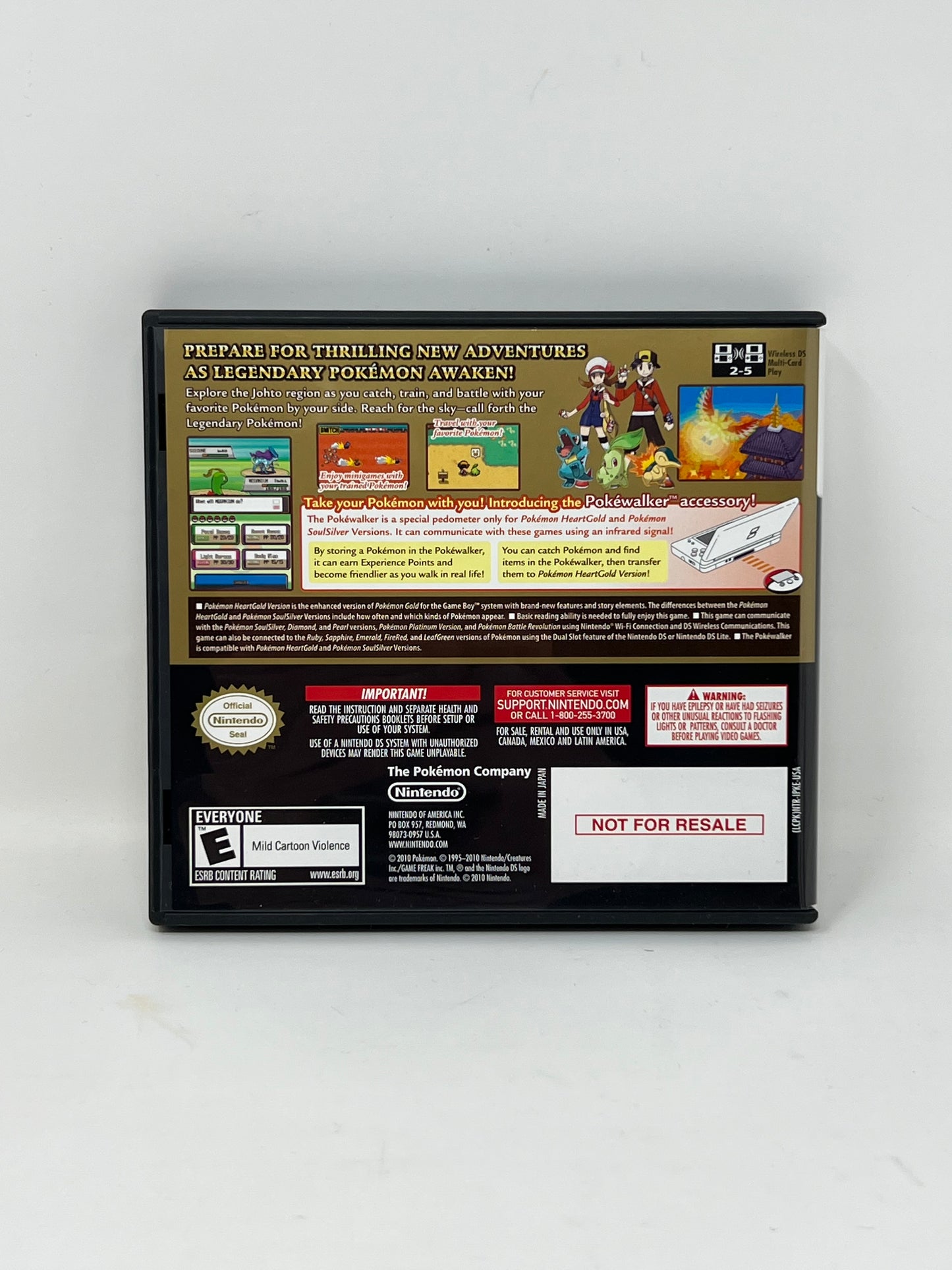 Pokemon HeartGold Version DS [Pokewalker]