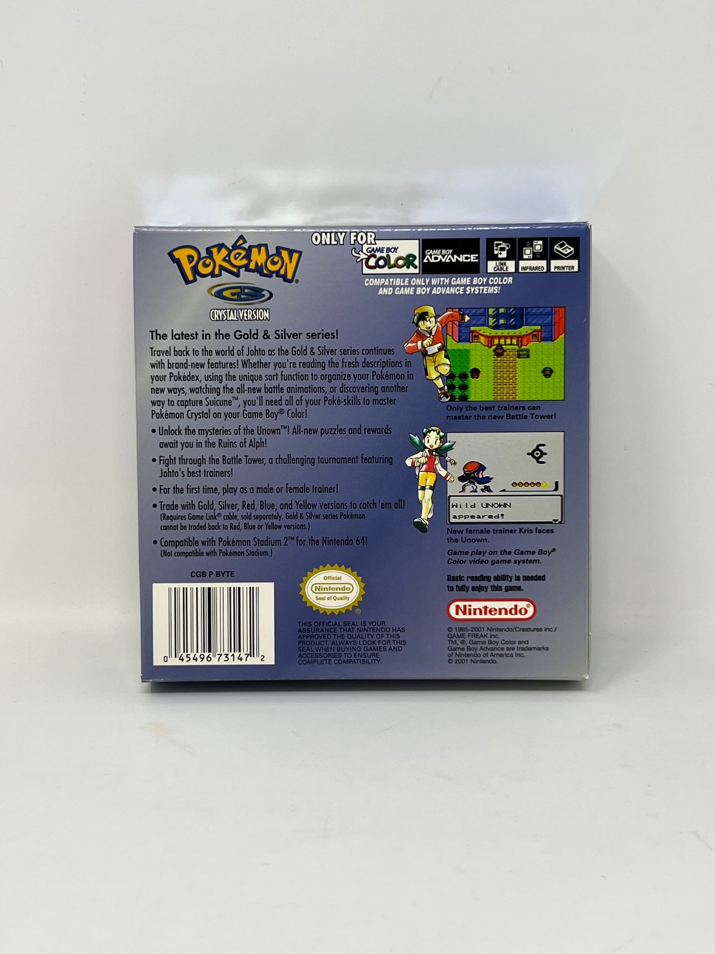 Pokemon Crystal Version GBC