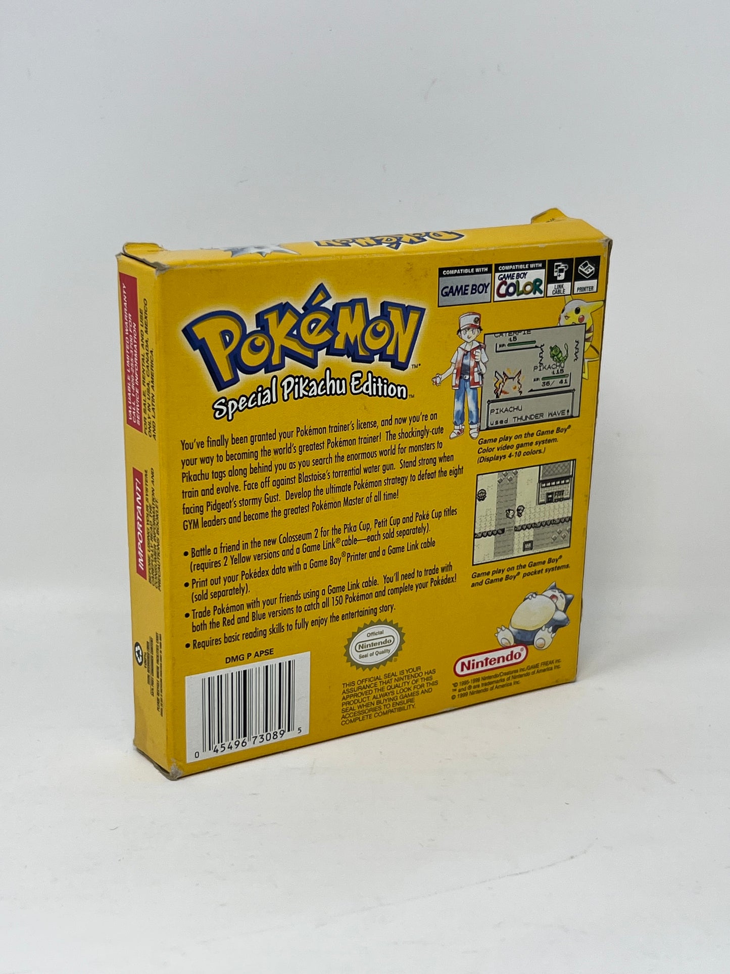 Pokemon Yellow GameBoy CIB