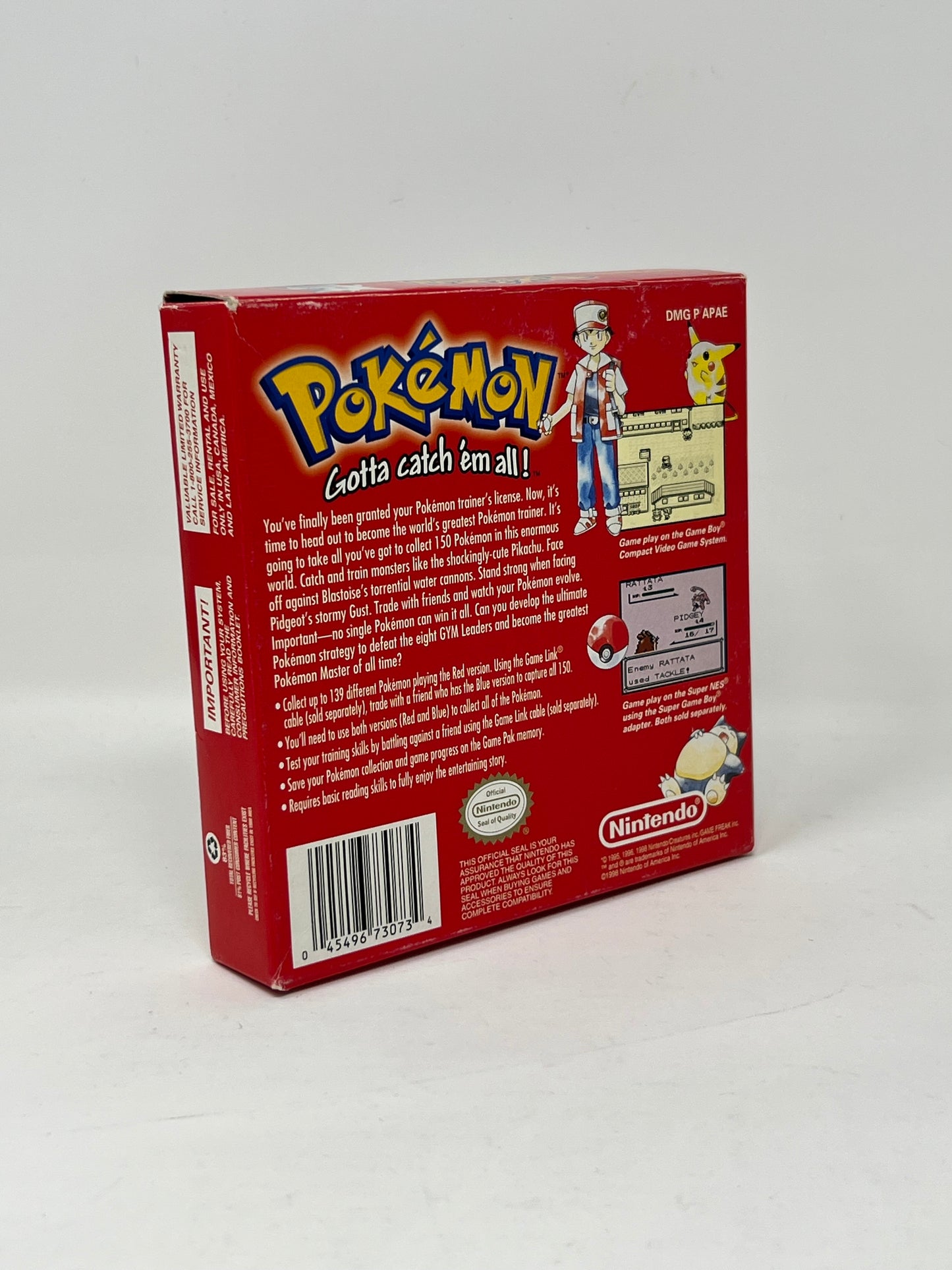 Pokemon Red GameBoy CIB