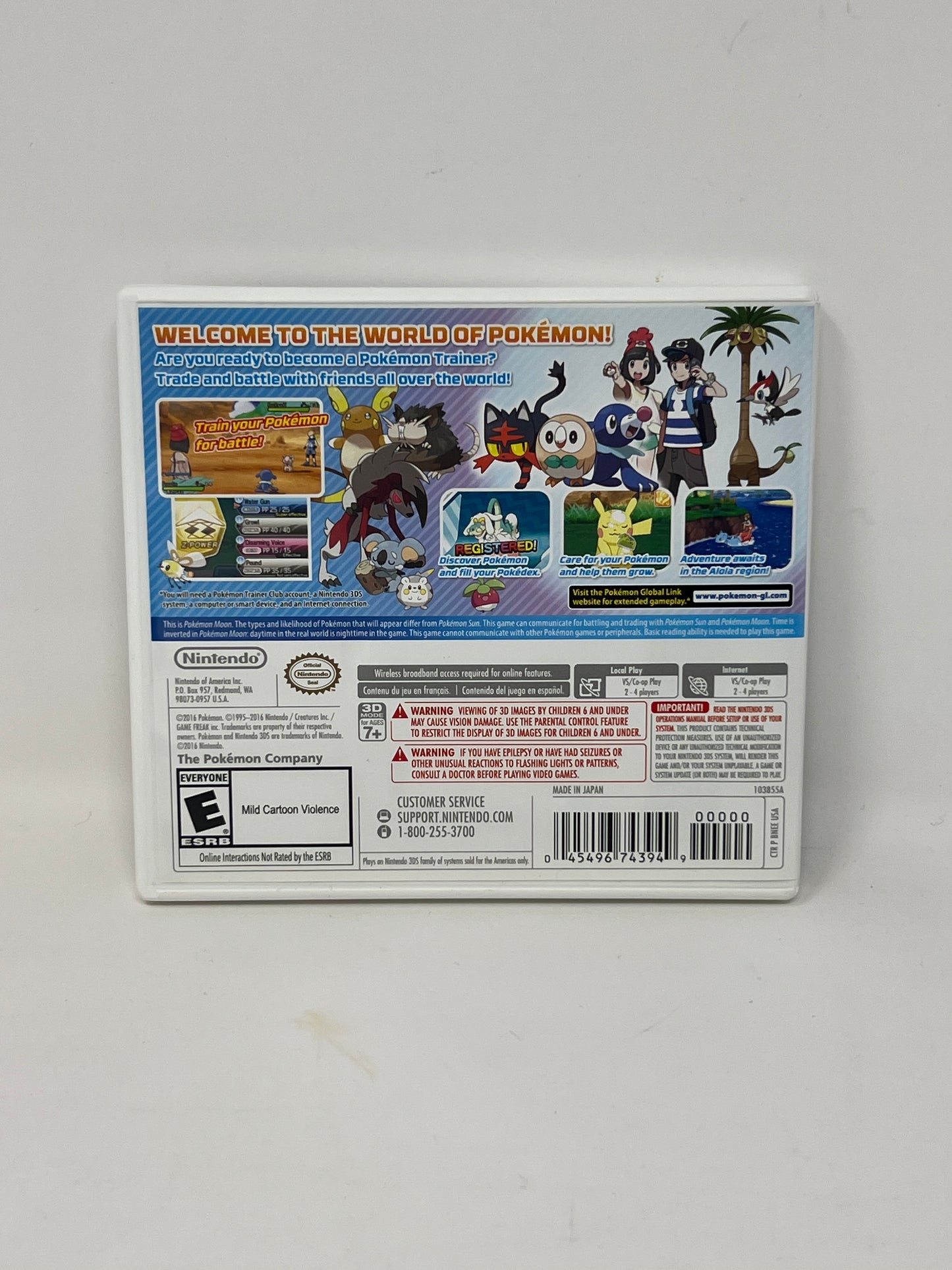 Pokemon Moon Nintendo 3DS
