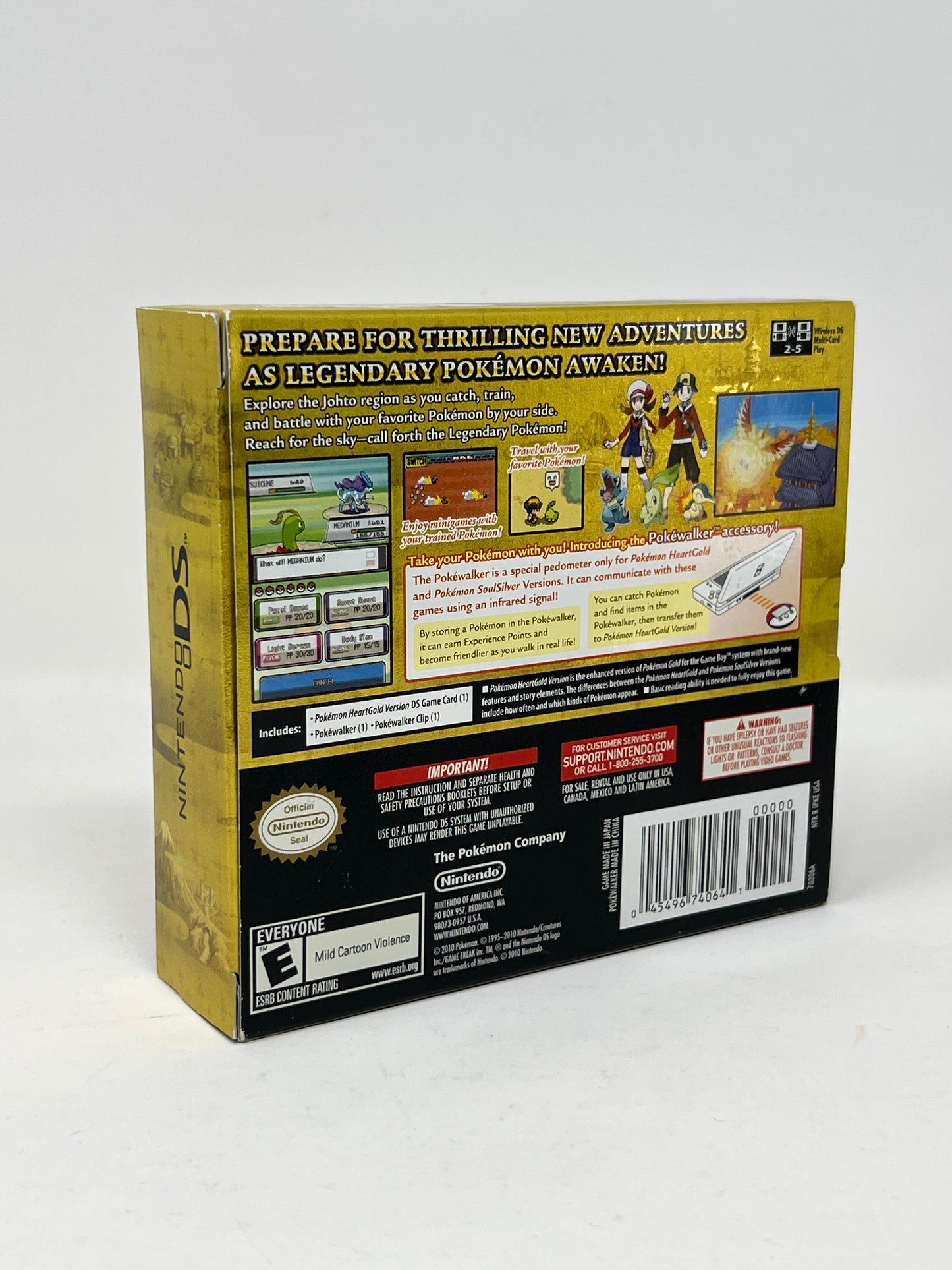 Pokemon HeartGold Version [Pokewalker] Nintendo DS