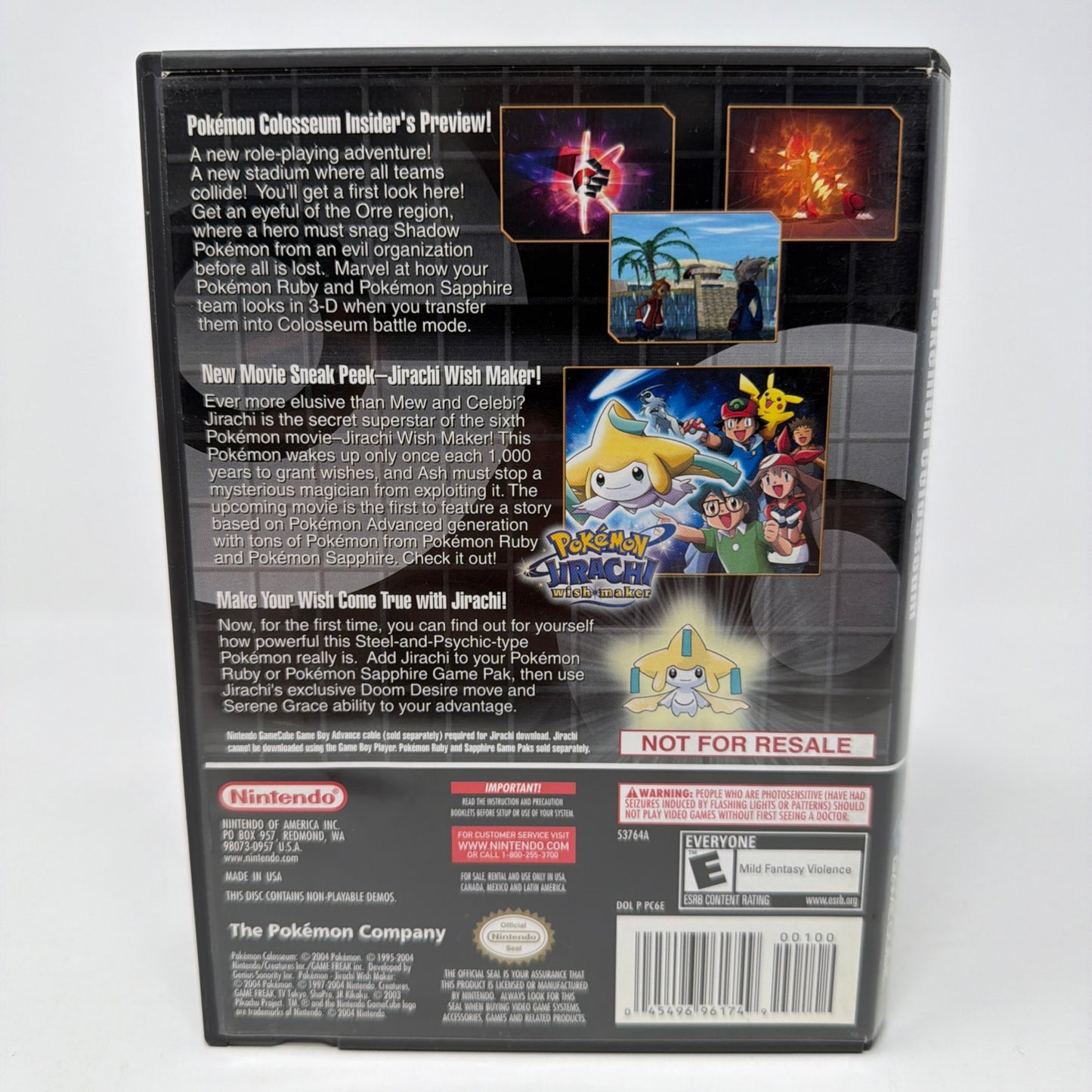Pokemon Colosseum Bonus Disc