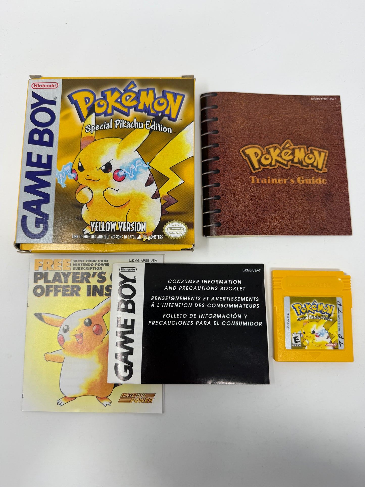 Pokemon Yellow GameBoy CIB