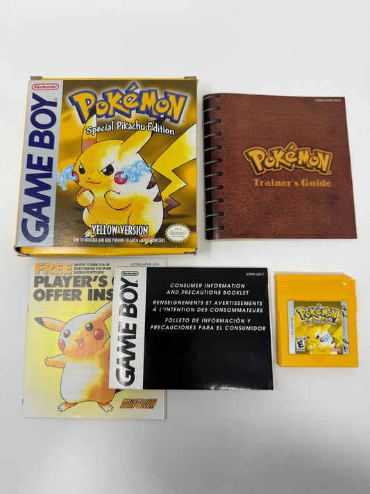 Pokemon Yellow GameBoy CIB