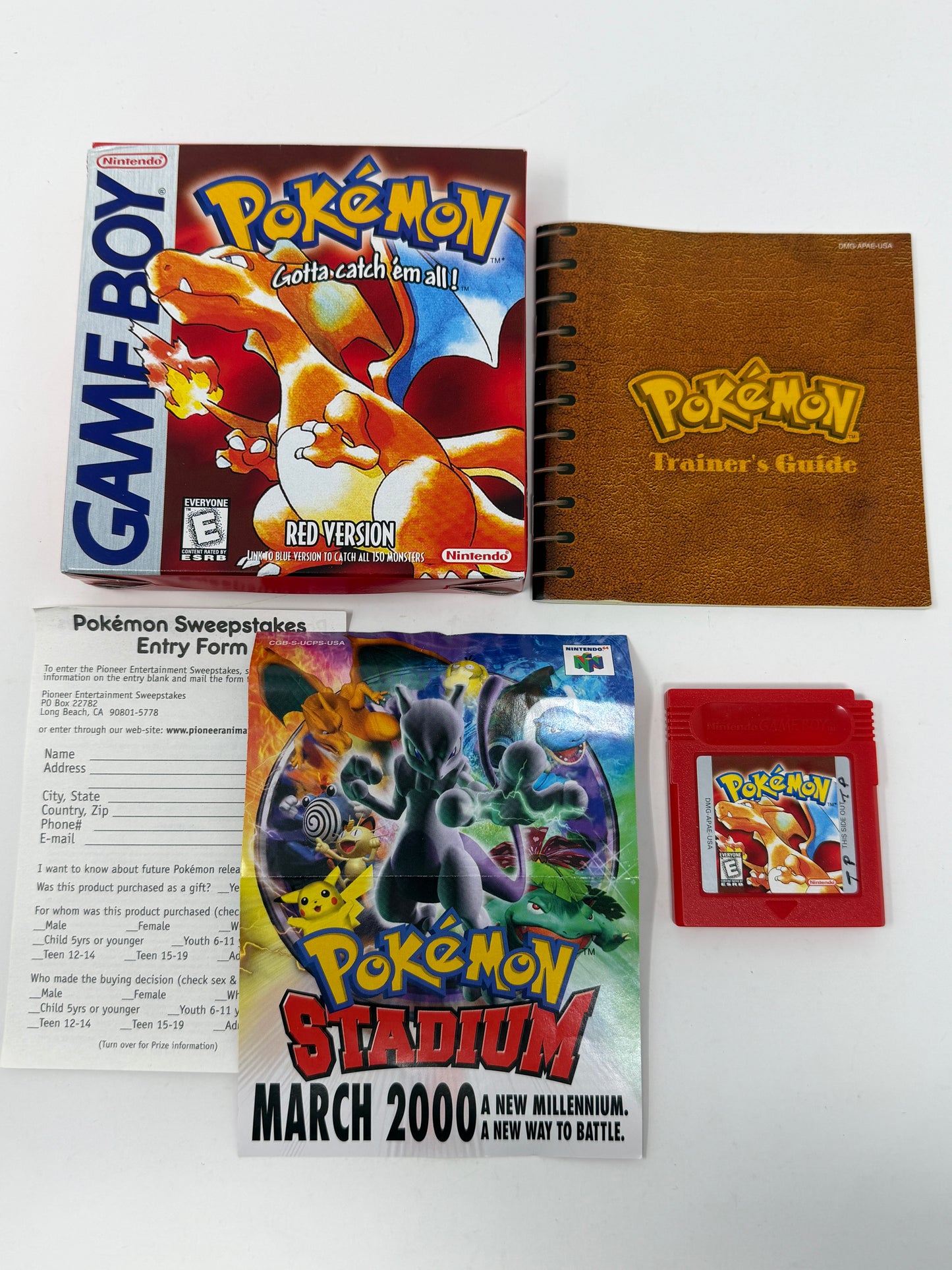 Pokemon Red GameBoy CIB
