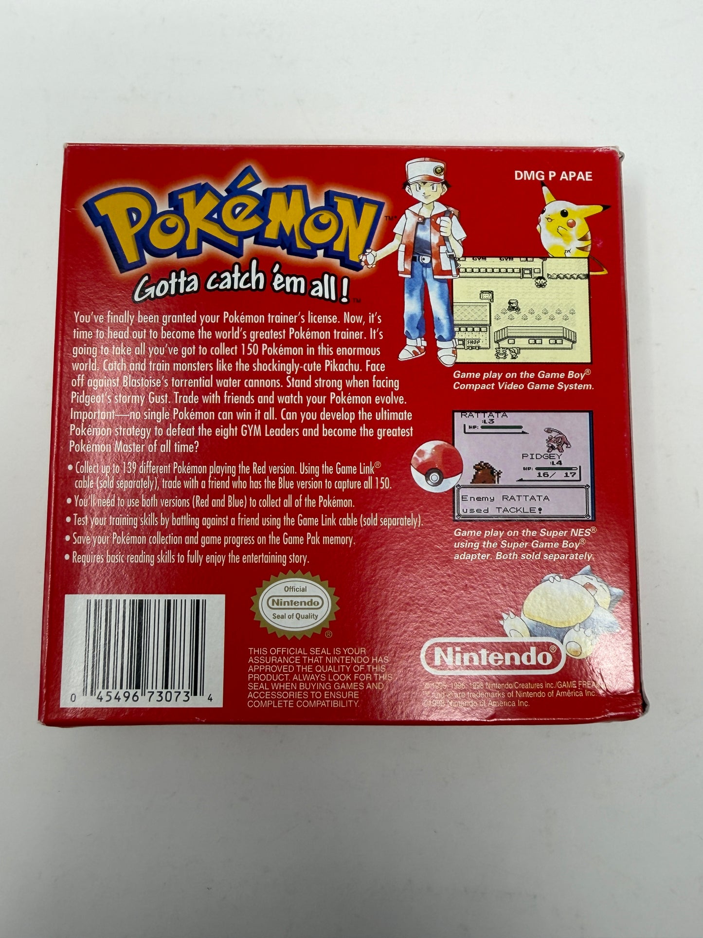 Pokemon Red GameBoy CIB