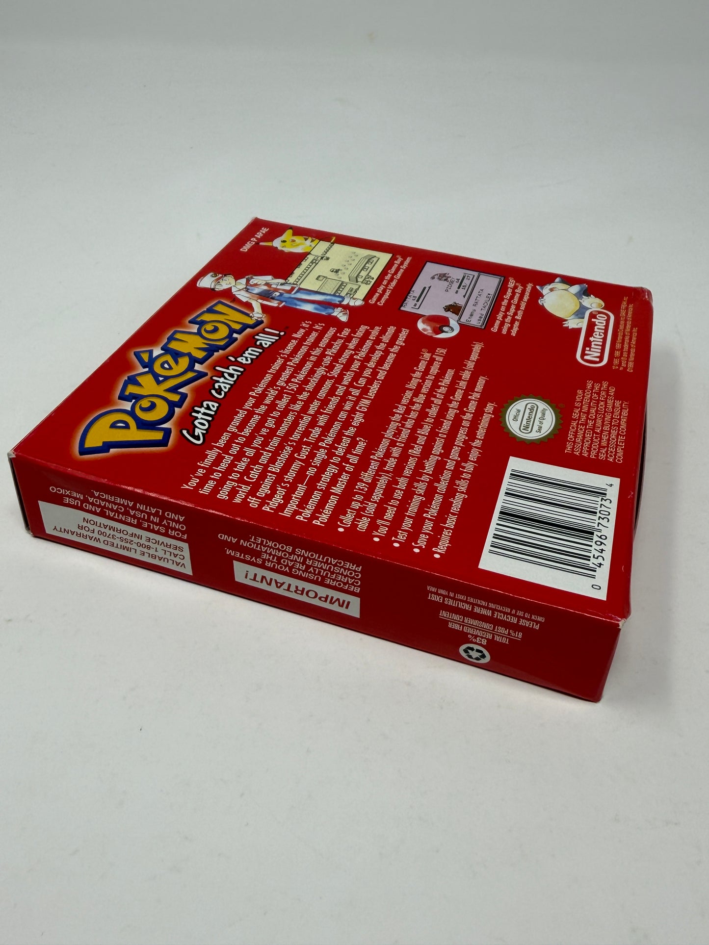Pokemon Red GameBoy CIB
