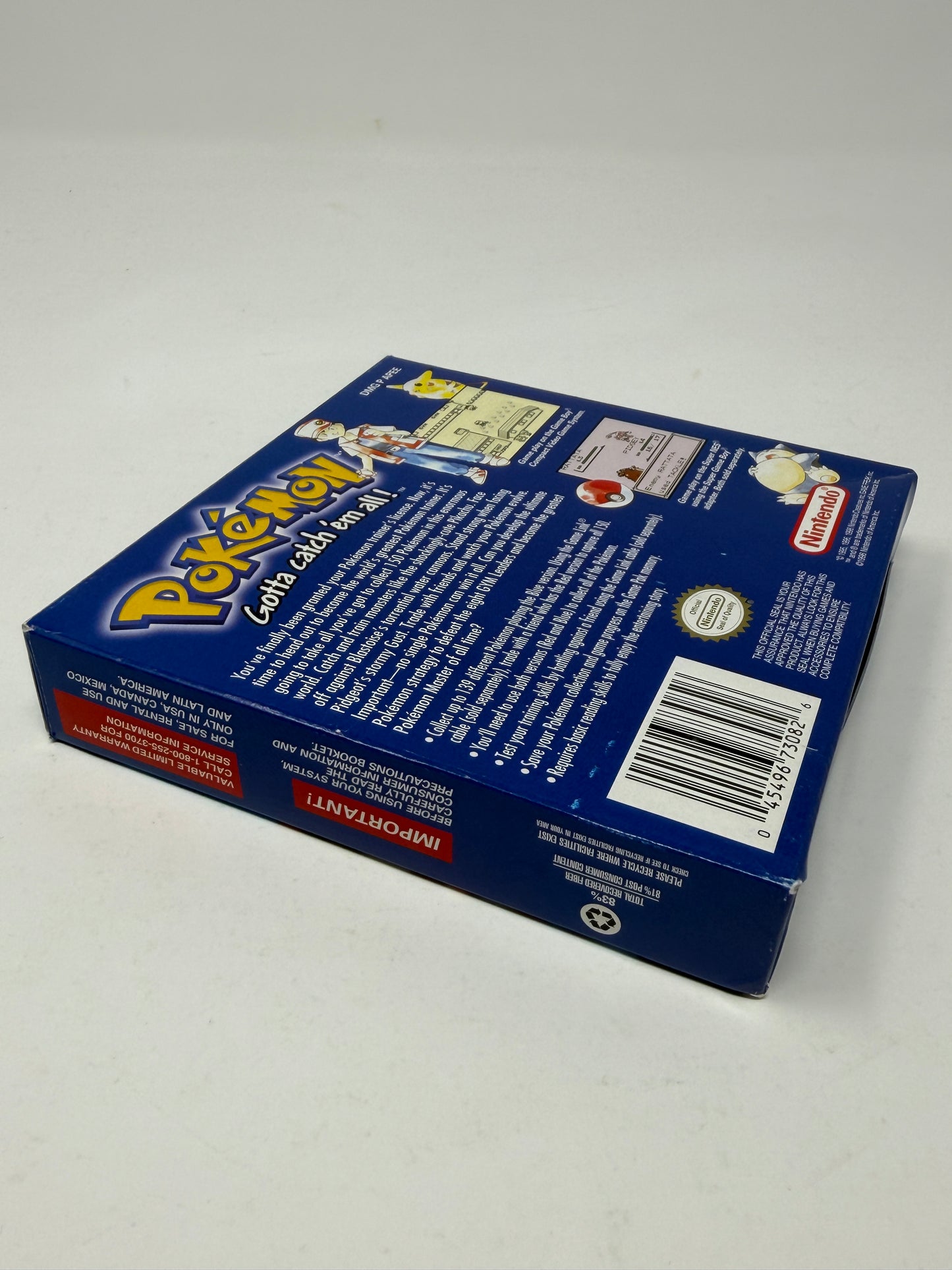 Pokemon Blue GameBoy CIB