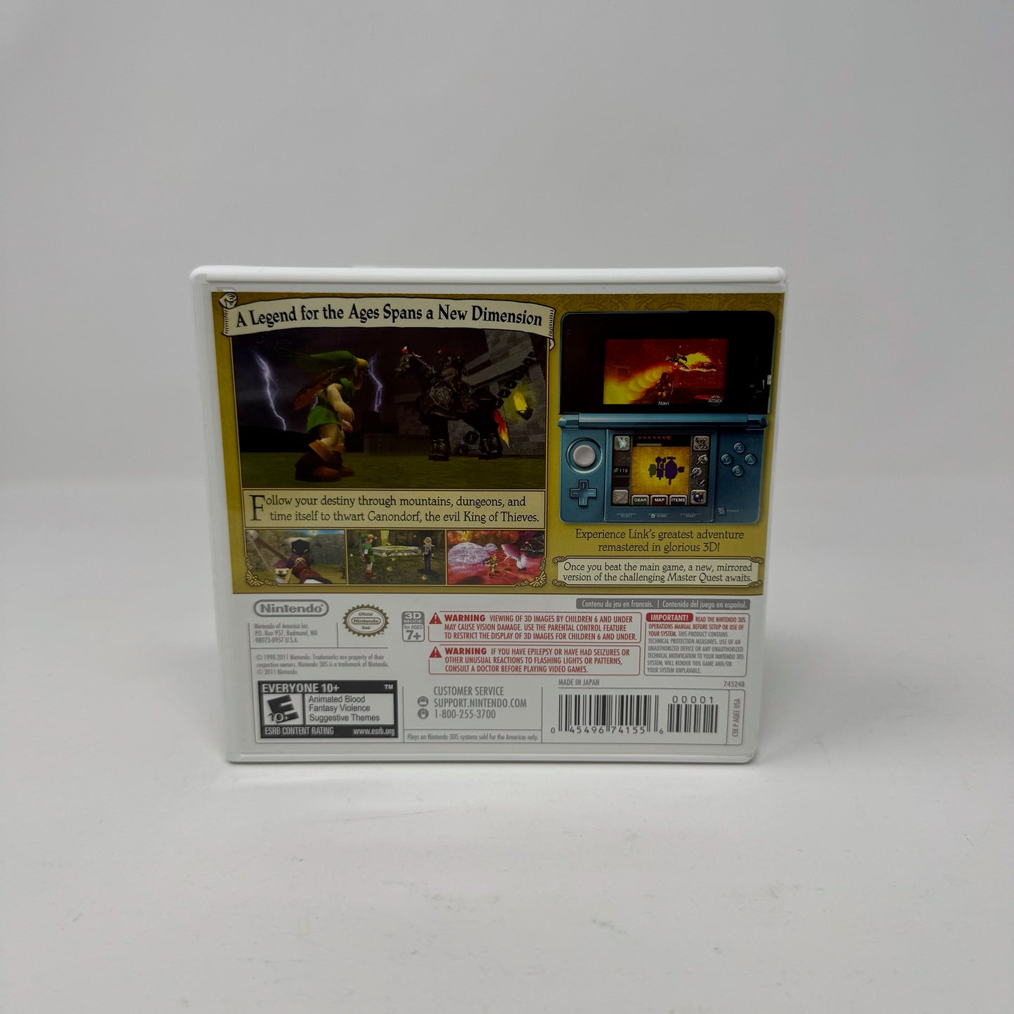 The Legend of Zelda: Ocarina of Time 3D 3DS