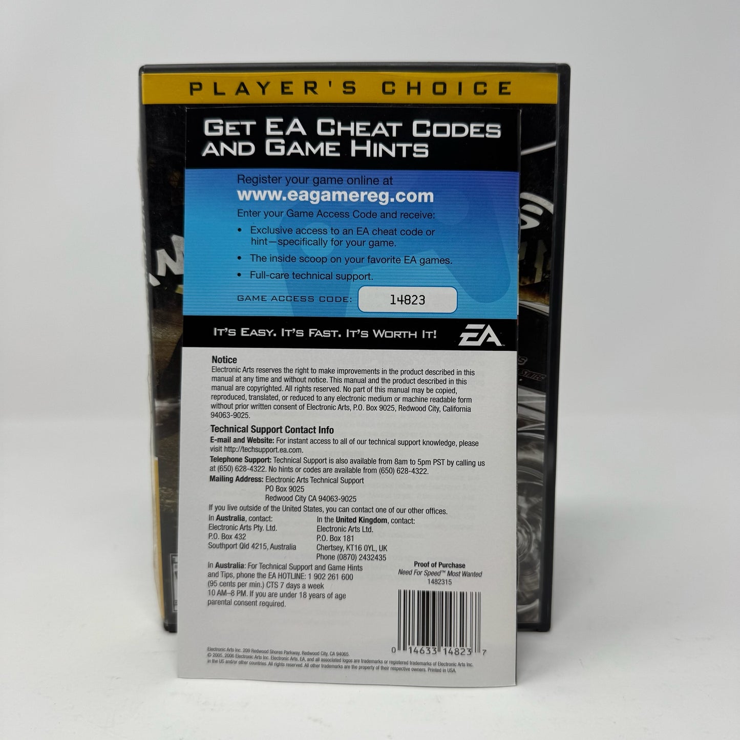 Need For Speed Most Wanted GameCube