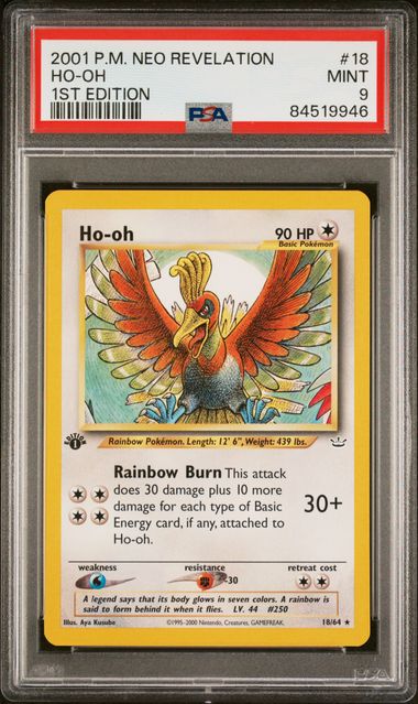 Ho-Oh #18 PSA 9