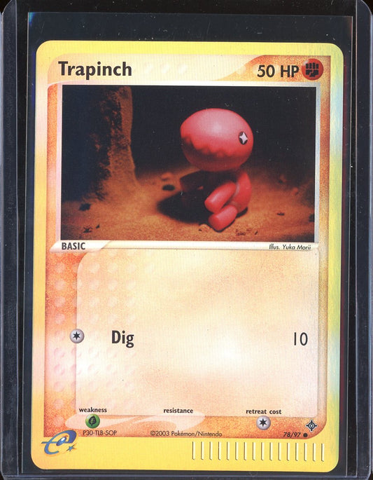 Trapinch 78/97 Reverse Holo EX Dragon