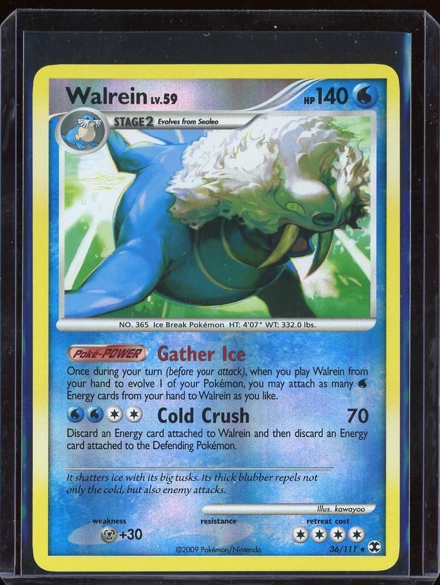 Walrein 36/111 Reverse Holo Rising Rivals