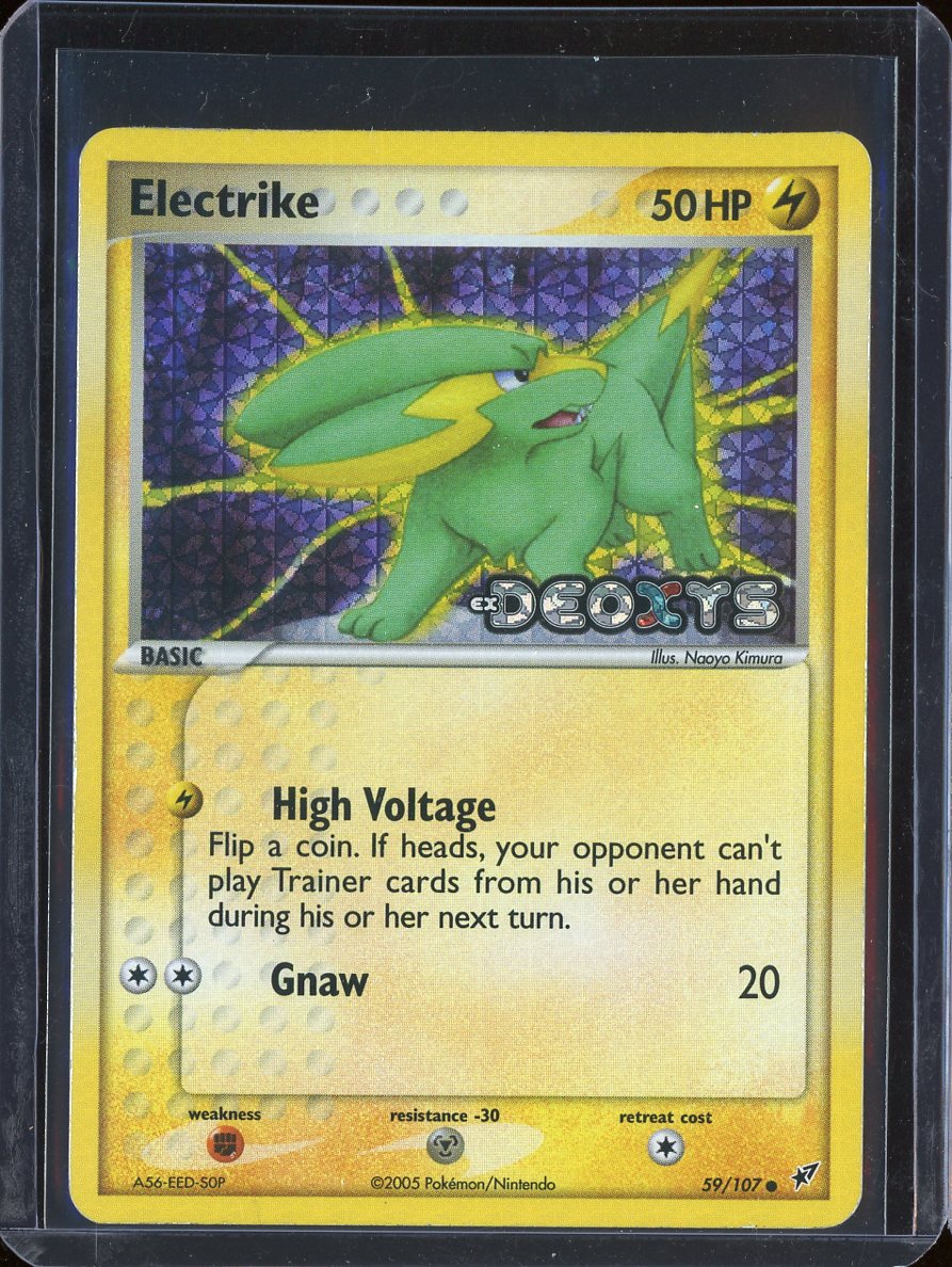Electrike 59/107 Reverse Holo Deoxys