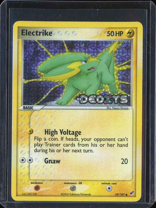 Electrike 59/107 Reverse Holo Deoxys
