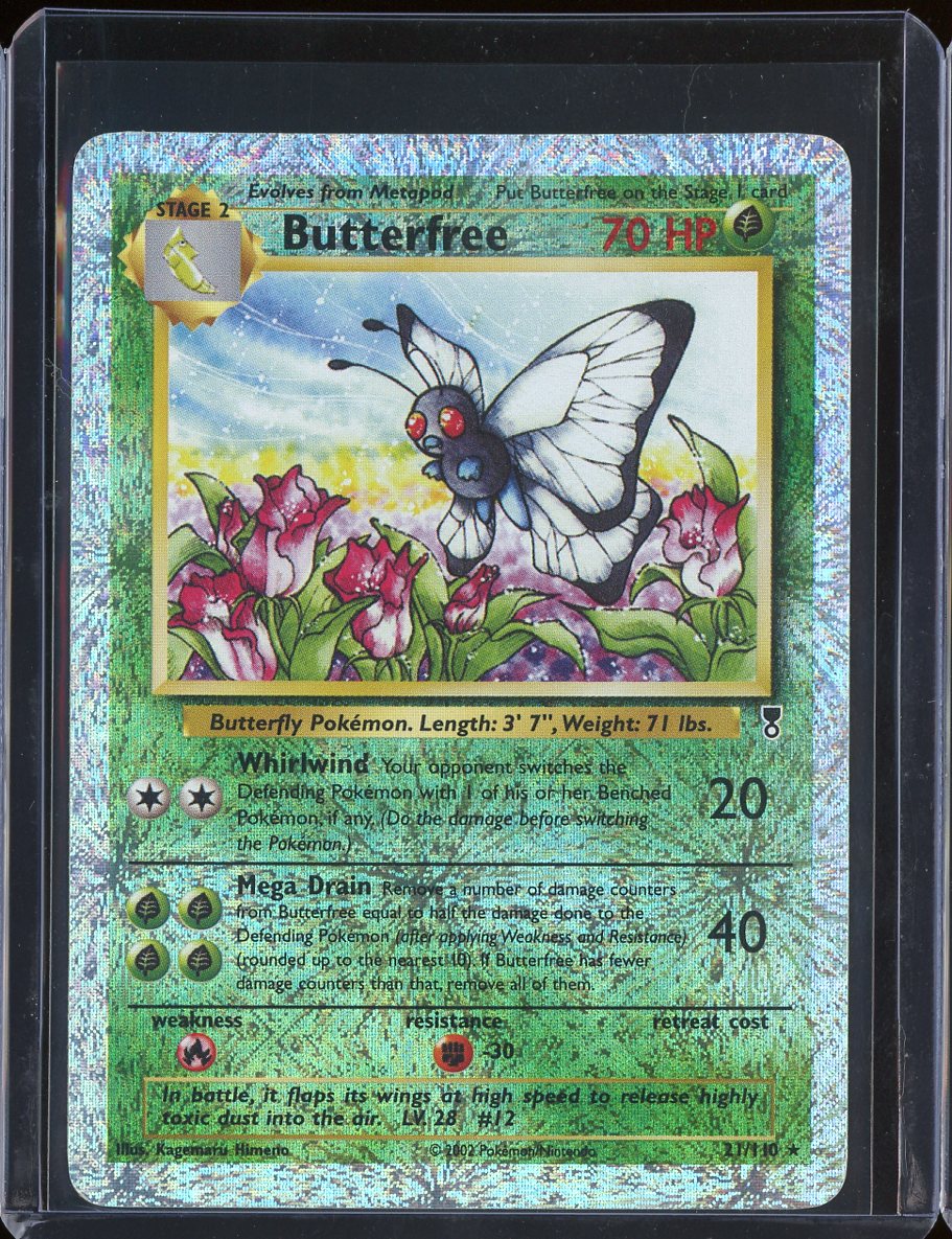 Butterfree 21/110 Reverse Holo Legendary Collection