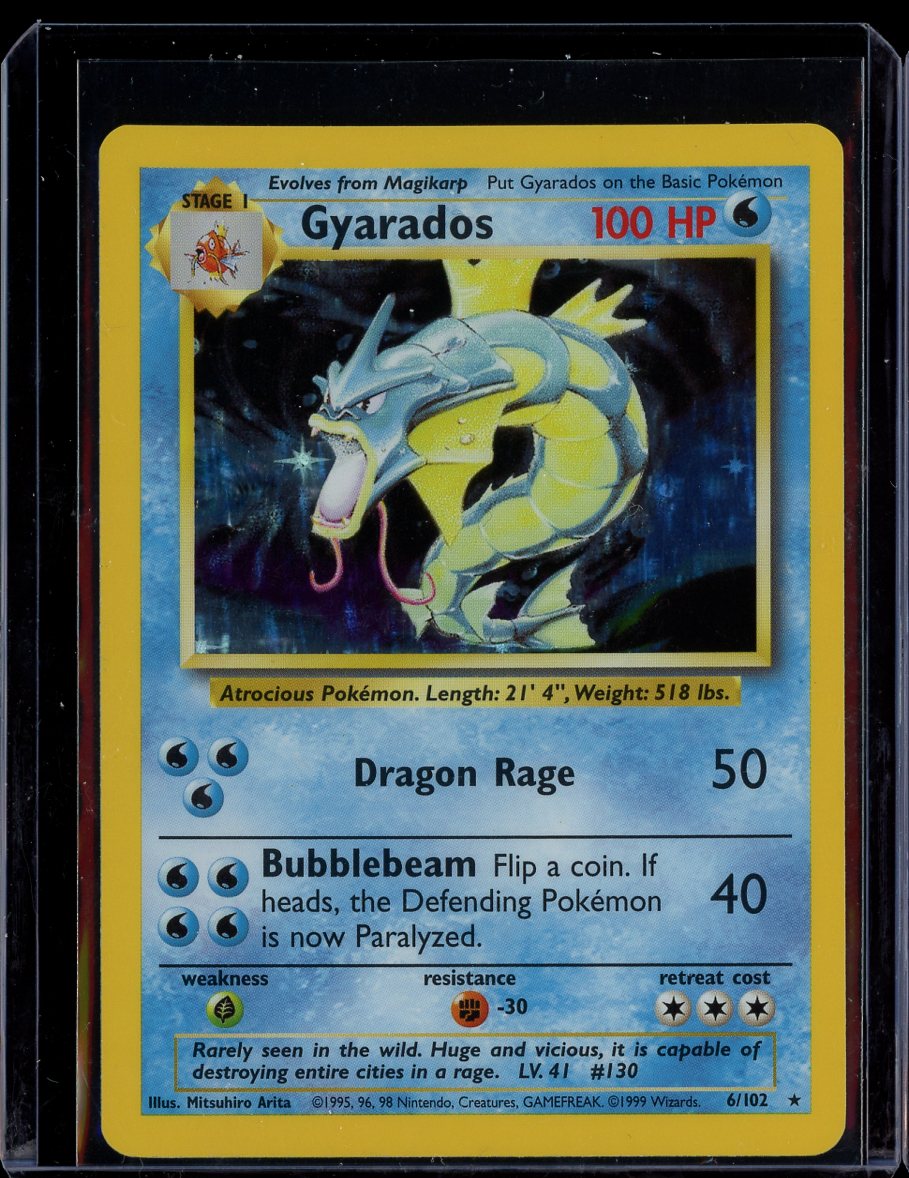 Gyarados 6/102 Holo Base Set