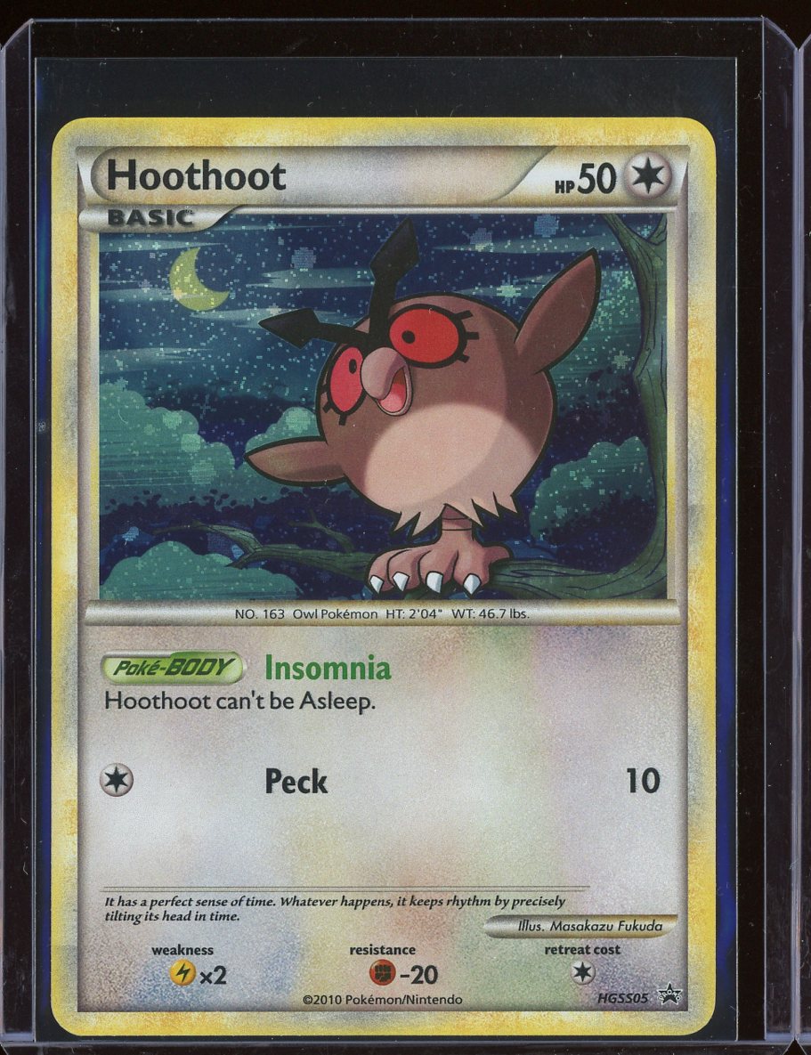 Hoothoot HGSS05 Holo Promo