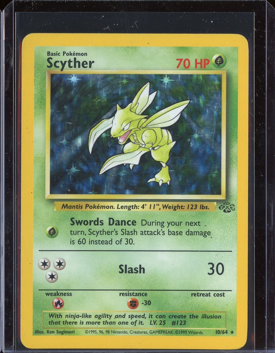 Scyther 10/64 Unlimited Holo Jungle
