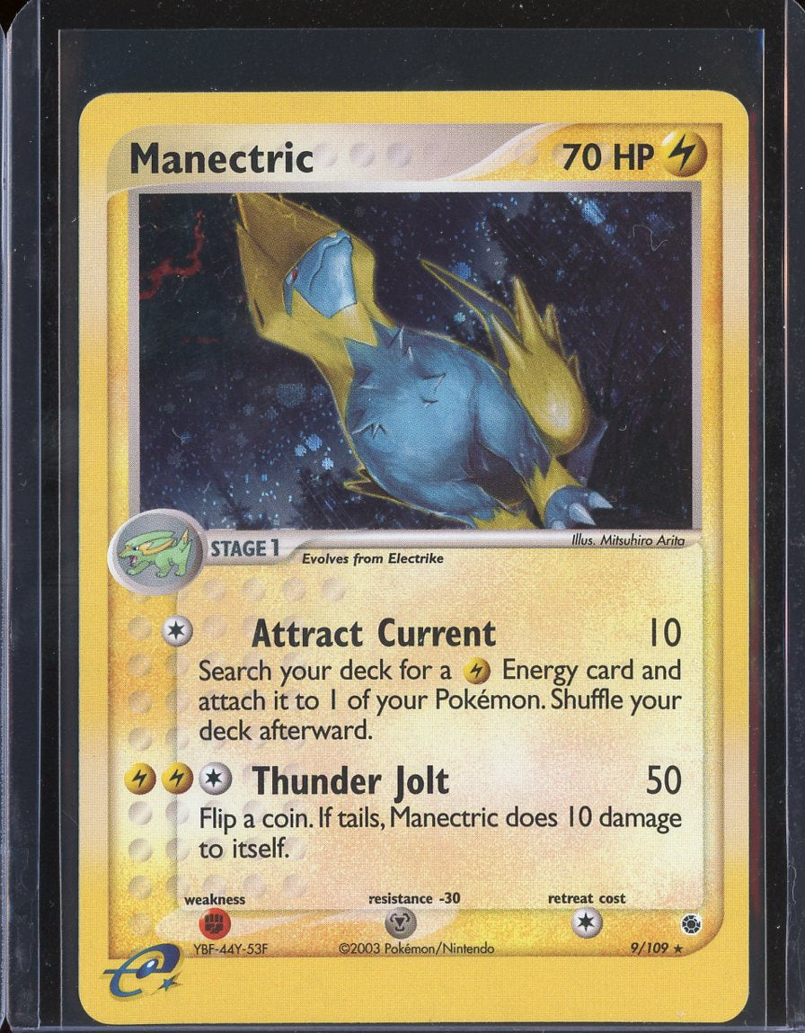 Manectric 9/109 Holo EX Ruby and Sapphire