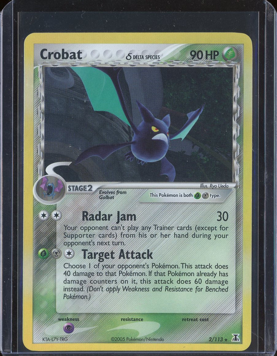 Crobat 2/113 Holo EX Delta Species