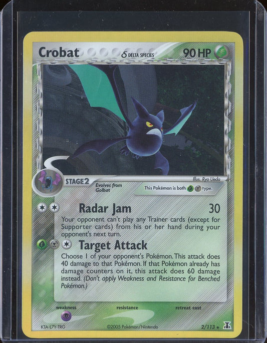 Crobat 2/113 Holo EX Delta Species