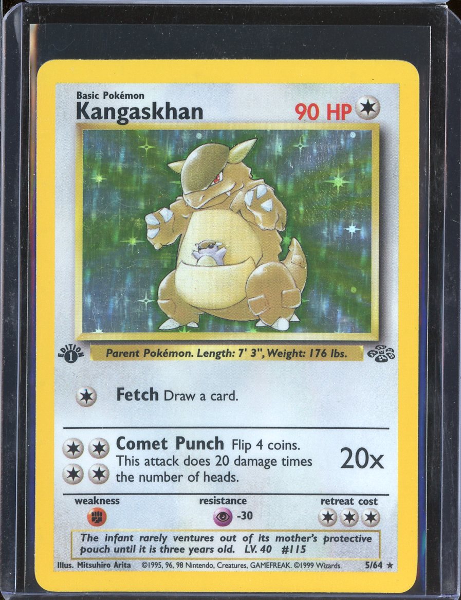 Kangaskhan 5/64 1st Ed Holo Jungle - front