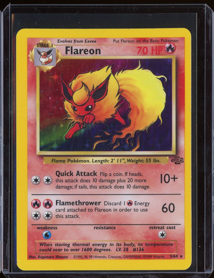 Flareon 3/64 Unlimited Holo Jungle