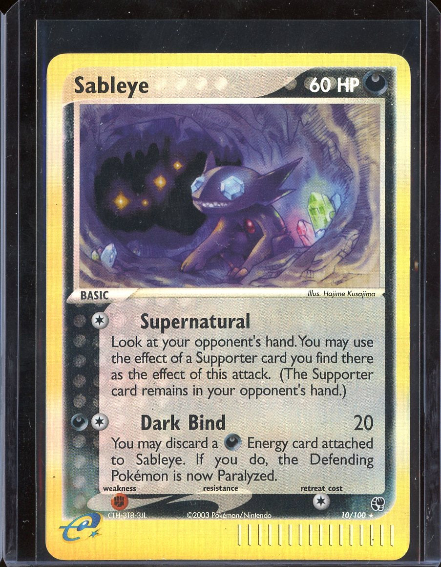 Sableye 10/100 Reverse Holo EX Sandstorm