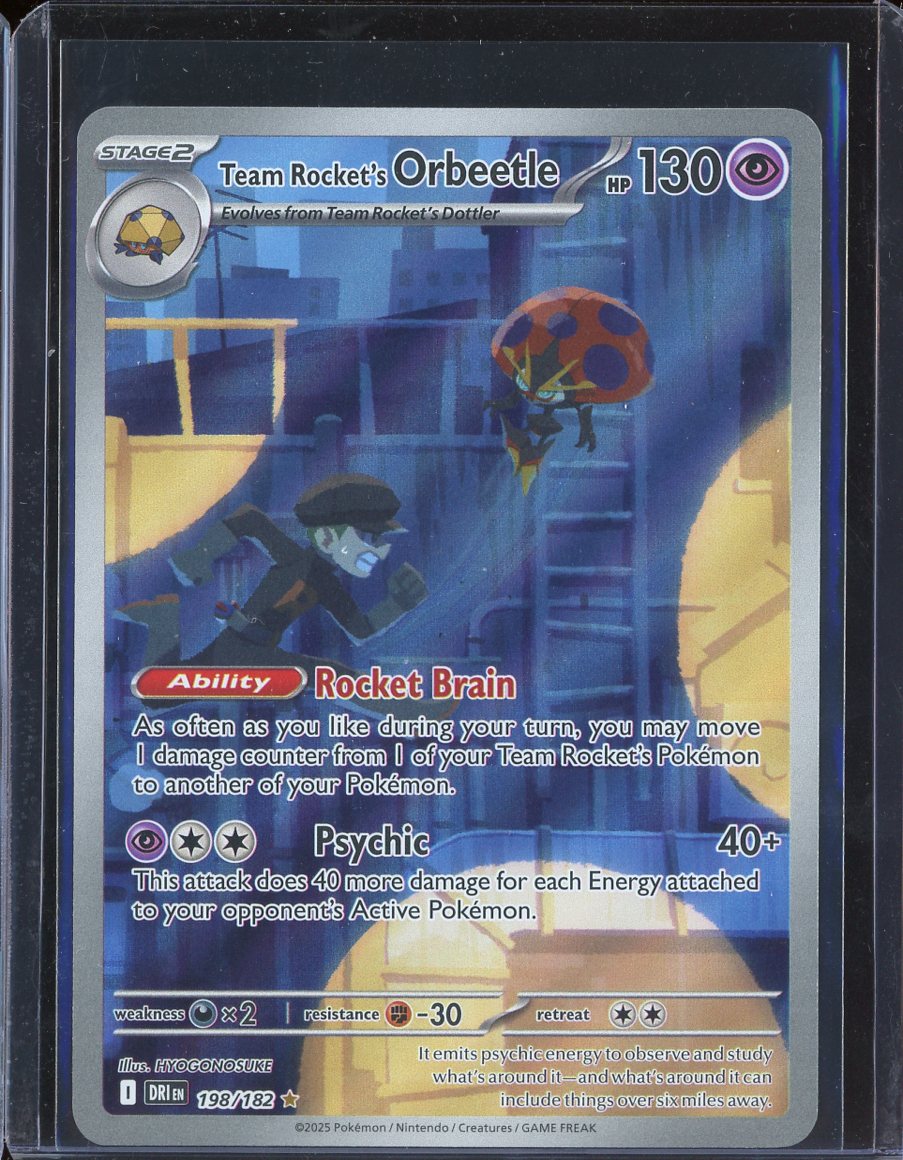 Team Rocket's Orbeetle 198/182 Destined Rivals
