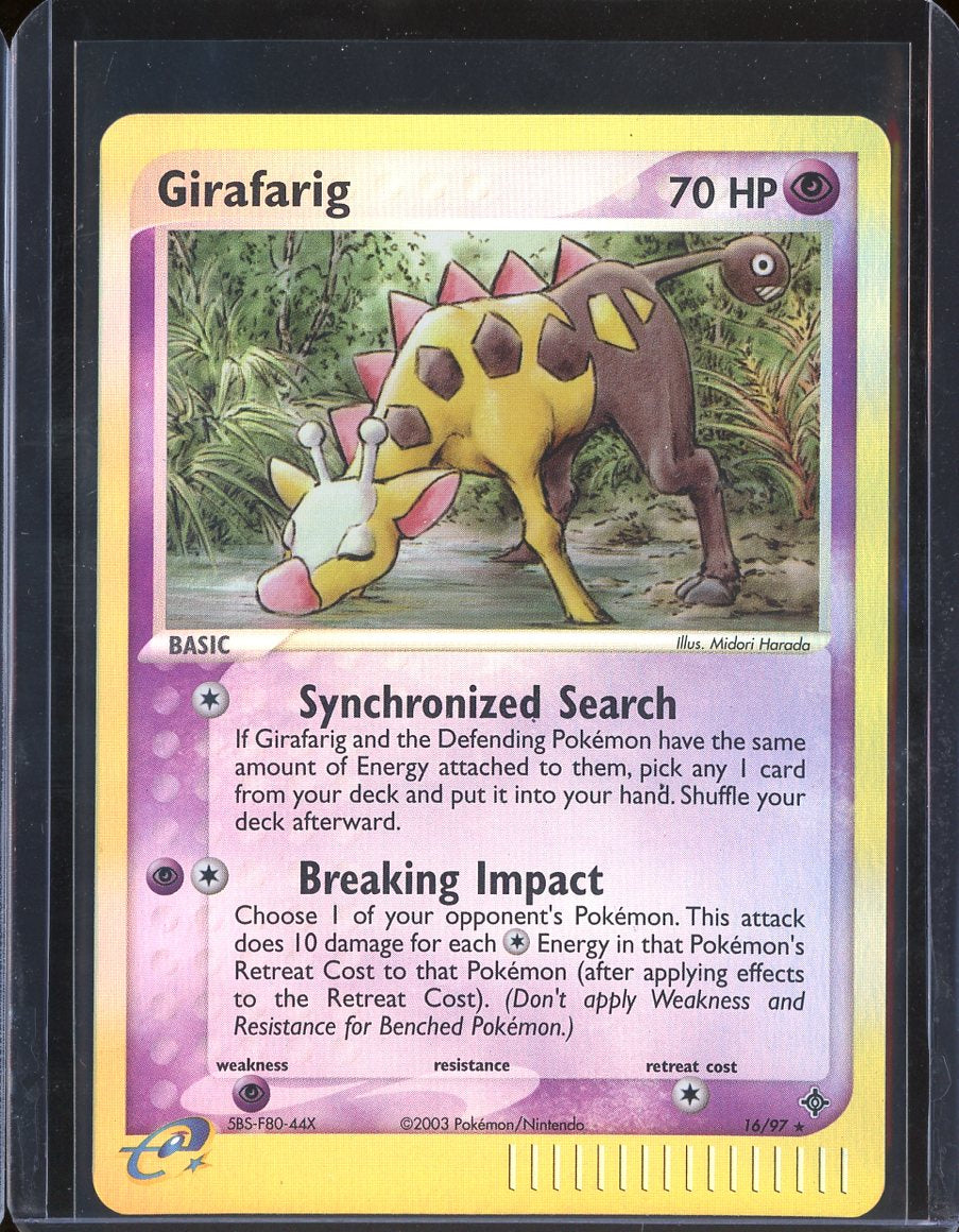 Girafarig 16/97 Reverse Holo EX Dragon