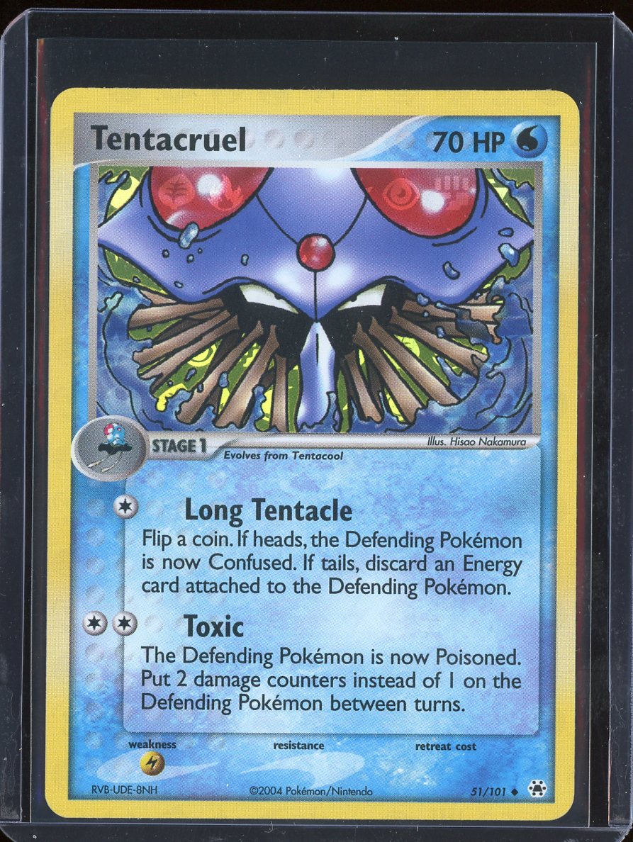 Tentacruel 51/101 Holo EX Hidden Legends